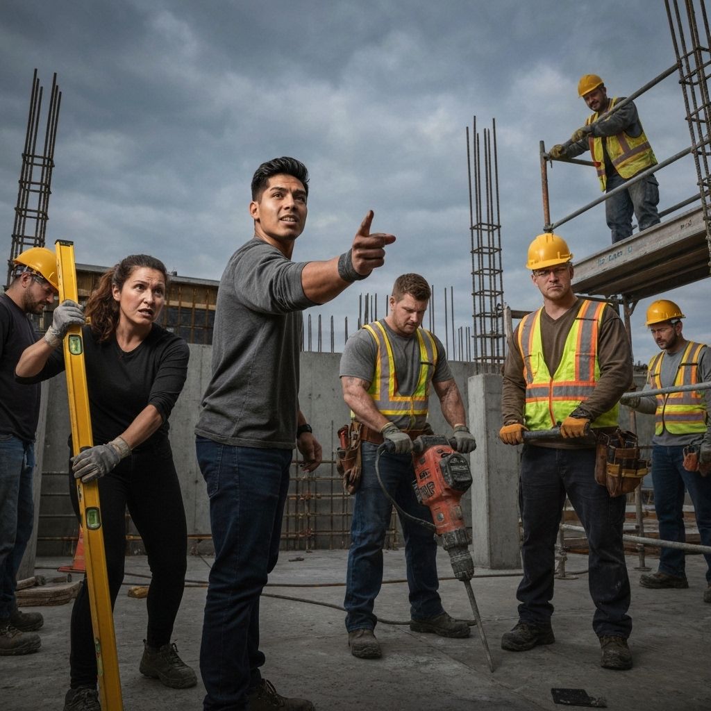 Palta Builders team at construction site